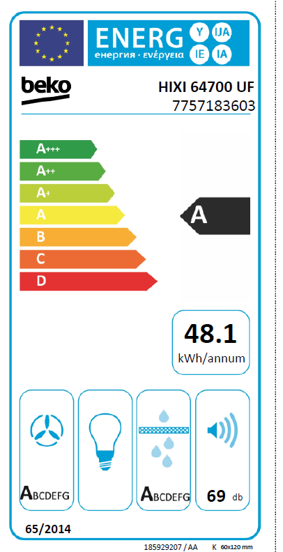 Indukcijska kuhalna plošča z integrirano napo BEKO HIXI64700UF